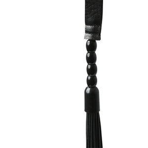 Sex & Mischief Beaded Flogger Noir