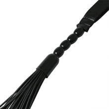 Load image into Gallery viewer, Sex &amp; Mischief Beaded Flogger Noir
