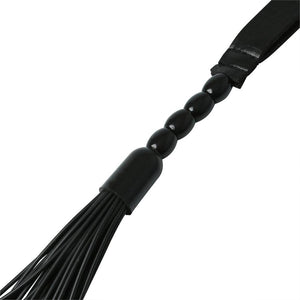 Sex & Mischief Beaded Flogger Noir