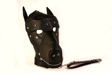 Load image into Gallery viewer, Basic Puppy Play Kit Black Mask Tail Mitts Carry Pack
