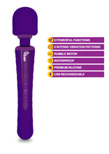 Load image into Gallery viewer, Viben Obsession Intense Wand Large Massager Violet
