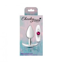 Load image into Gallery viewer, Cheeky Charms Butt Plug Set Iridescent/ Bright Pink
