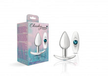 Load image into Gallery viewer, Cheeky Charms Butt Plug Set Clear/ Teal
