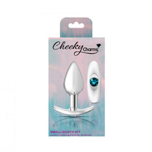 Load image into Gallery viewer, Cheeky Charms Butt Plug Set Clear/ Teal
