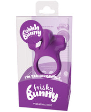 Load image into Gallery viewer, Vedo Frisky Bunny Vibrating Ring Purple
