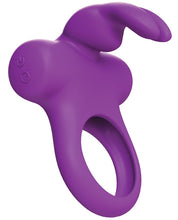 Load image into Gallery viewer, Vedo Frisky Bunny Vibrating Ring Purple
