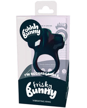 Load image into Gallery viewer, Vedo Frisky Bunny Vibrating Ring Black
