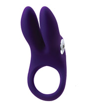 Load image into Gallery viewer, Vedo Sexy Bunny Rechargeable Ring Deep Purple
