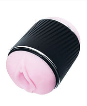 Load image into Gallery viewer, Jerk Masturbation Sleeve Black With Pink Sleeve
