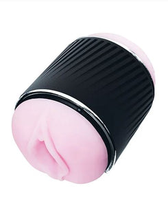 Jerk Masturbation Sleeve Black With Pink Sleeve