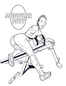 Sexy Butts Adult Coloring Book