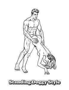 The Sexiest Sex Positions Coloring Book