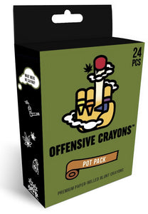 Pot Packs Offensive Crayons