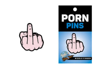 Load image into Gallery viewer, Middle Finger Peach Pin
