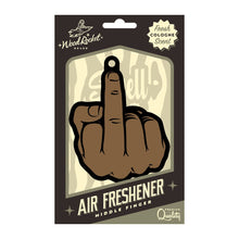 Load image into Gallery viewer, Middle Finger Brown Air Freshener
