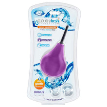 Load image into Gallery viewer, Cloud 9 Fresh + Deluxe Anal Soft Tip Enema Douche 7.6 Oz W/ Ez Squeeze Bulb &amp; 2 C-rings
