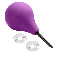 Load image into Gallery viewer, Cloud 9 Fresh + Deluxe Anal Soft Tip Enema Douche 7.6 Oz W/ Ez Squeeze Bulb &amp; 2 C-rings
