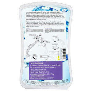 Cloud 9 Fresh + Premium Shower Enema Kit W/ Diverter & Tips