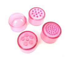 Load image into Gallery viewer, (bulk) Cloud 9 Novelties Mini Massager Pocket Rocket Pink W/ 4 Attachments
