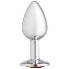 Load image into Gallery viewer, Cloud 9 Gems Silver Chromed Anal Plug Small
