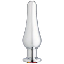 Load image into Gallery viewer, Cloud 9 Gems Silver Chromed Tall Anal Plug Medium
