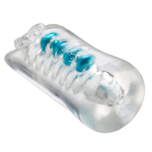 Cloud 9 Double Ended Beaded Stroker Clear