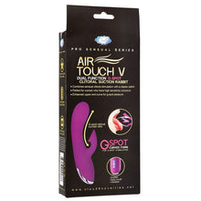 Load image into Gallery viewer, Pro Sensual Air Touch V G Spot Dual Function Clitoral Suction Rabbit
