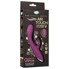 Load image into Gallery viewer, Pro Sensual Air Touch V G Spot Dual Function Clitoral Suction Rabbit
