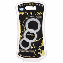 Load image into Gallery viewer, Cloud 9 Pro Sensual Silicone Cock Ring 3 Pack Clear
