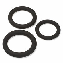 Load image into Gallery viewer, Cloud 9 Pro Sensual Silicone Cock Ring 3 Pack Black
