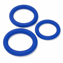 Load image into Gallery viewer, Cloud 9 Pro Sensual Silicone Cock Ring 3 Pack Blue
