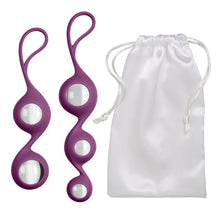 Load image into Gallery viewer, Cloud 9 Health &amp; Wellness Borosilicate Kegel Training Set - Plum
