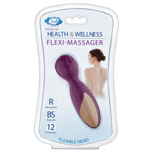 Load image into Gallery viewer, Cloud 9 Health &amp; Wellness Flexi-massager Rechargeable Wand Plum
