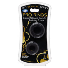 Load image into Gallery viewer, Cloud 9 Pro Rings Liquid Silicone Donuts 2 Pack Black
