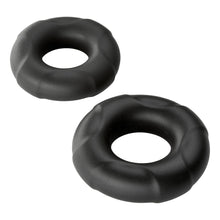 Load image into Gallery viewer, Cloud 9 Pro Rings Liquid Silicone Donuts 2 Pack Black
