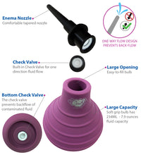 Load image into Gallery viewer, Cloud 9 Health &amp; Wellness Premium Silicone Non-backflow Enema Douche
