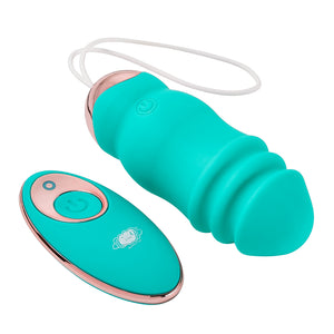 Cloud 9 Health & Wellness Wireless Remote Control Egg W/ Stroking Motion Teal