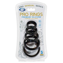 Load image into Gallery viewer, Cloud 9 Comfort Cock Rings W/flat Back 5-pk Pro Sensual Line
