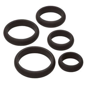 Cloud 9 Comfort Cock Rings W/flat Back 5-pk Pro Sensual Line