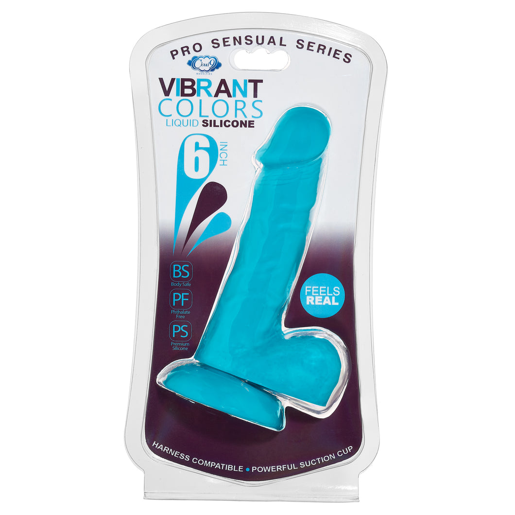 Cloud 9 Vibrant Colors 6 Blue Pro Sensual Line 