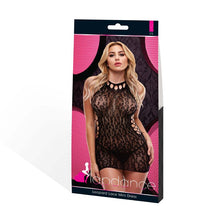 Load image into Gallery viewer, Lapdance Leopard Lace Mini Dress O/s
