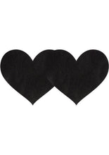 Load image into Gallery viewer, Pasties Black Satin Heart
