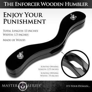 Master Series The Enforcer Black Wooden Humbler