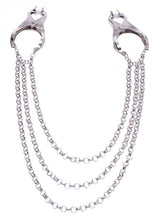 Load image into Gallery viewer, Master Series Affix Triple Chain Nipple Clamps
