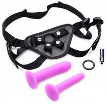 Load image into Gallery viewer, Strap U Double-g Deluxe Vibrating Silicone Strap On Kit
