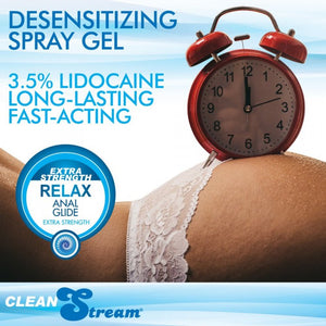 Cleanstream Relax Anal Lube Desensitizing W/ Tip 4oz (out Beg Apr)