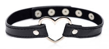 Load image into Gallery viewer, Master Series Dark Heart Chrome Heart Black Choker
