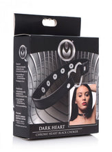 Load image into Gallery viewer, Master Series Dark Heart Chrome Heart Black Choker
