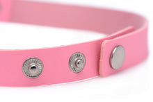 Load image into Gallery viewer, Master Series Dark Heart Chrome Heart Pink Choker
