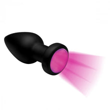 Load image into Gallery viewer, Booty Sparks Silicone Led Plug Vibrating Large
